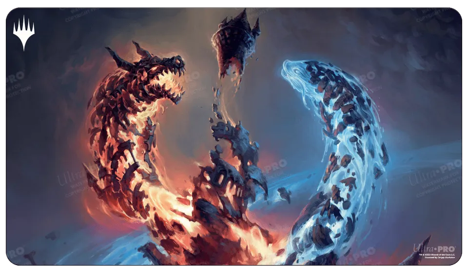 ultra-pro-wilds-of-eldraine-standard-gaming-playmat-restless-spire-magic-the-gat image 1
