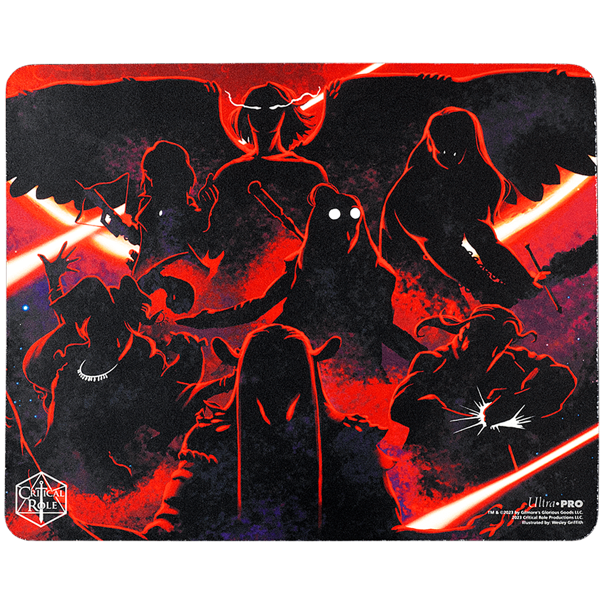ultra-pro-critical-role-mousepad-silhouette-version-live-show-edition image 1