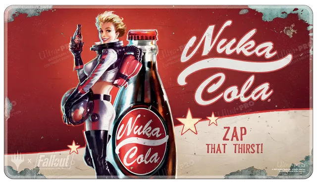 ultra-pro-fallout-nuka-cola-pinup-holofoil-standard-playmat-f-r-magic-the-gather image 1