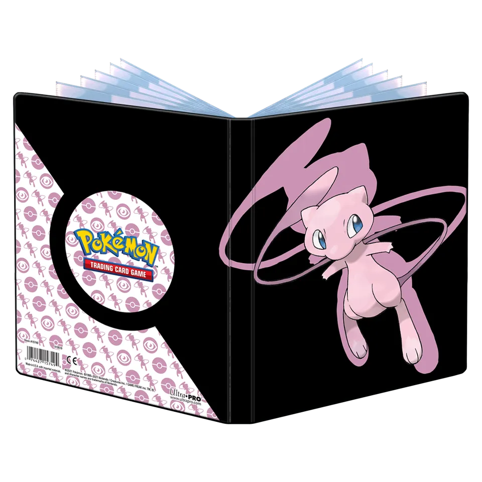 ultra-pro-mew-4-pocket-portfolio-f-r-pok-mon-pink-sammelalbum image 1