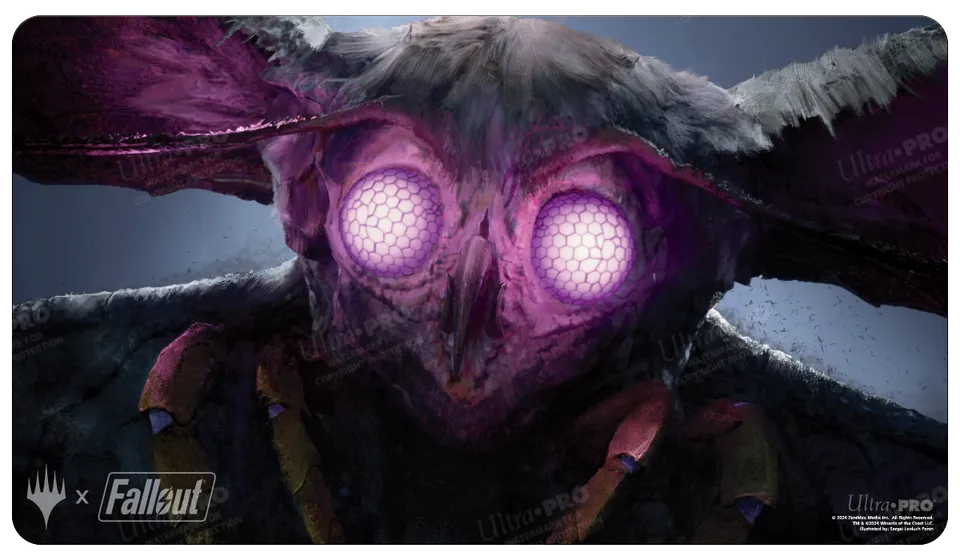ultra-pro-fallout-the-wise-mothman-standard-gaming-playmat-f-r-magic-the-gatheri image 1