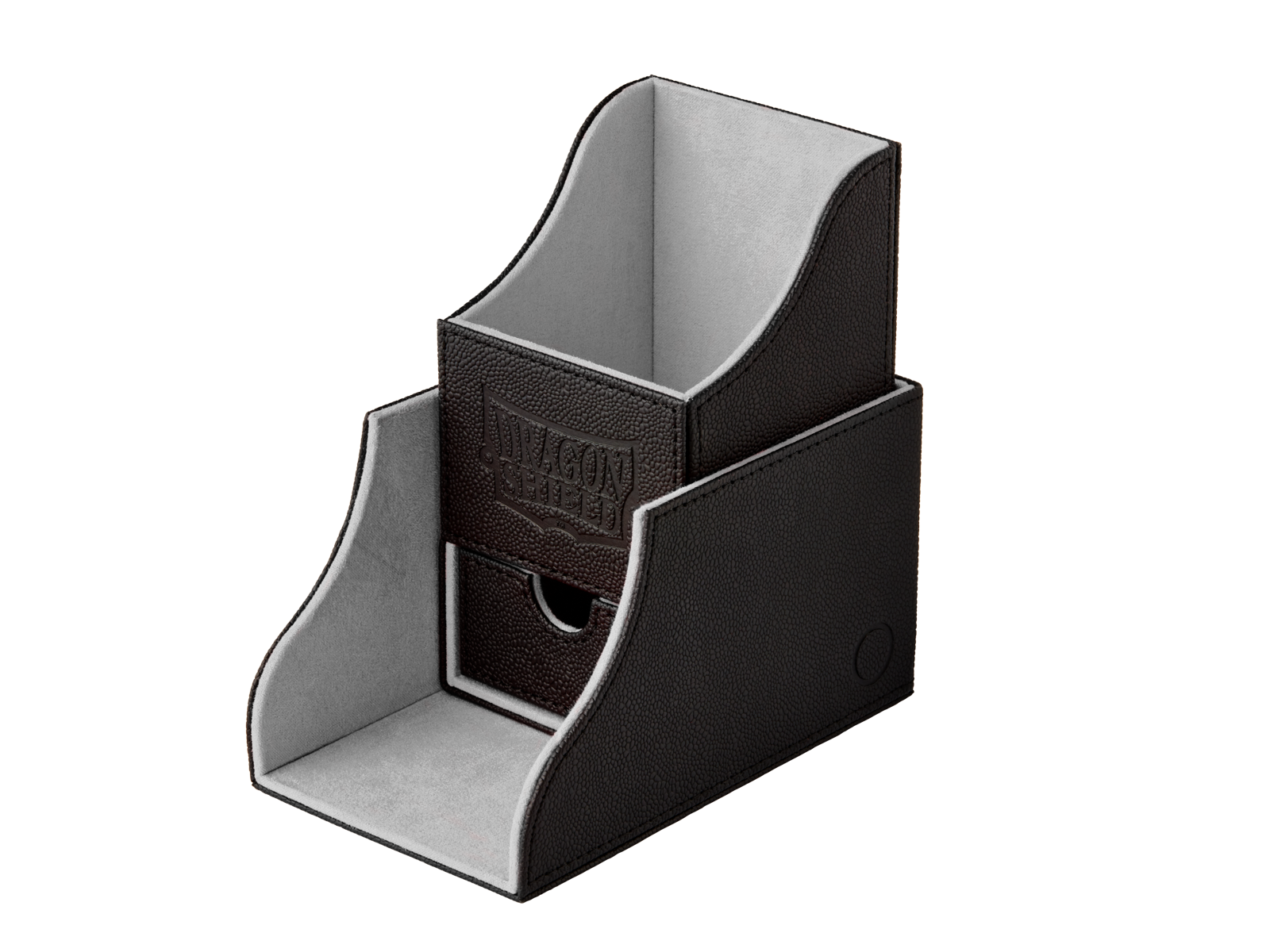 dragon-shield-nest-100-black-grey-deckbox-deck-schutzbox-mit-w-rfelfach image 4