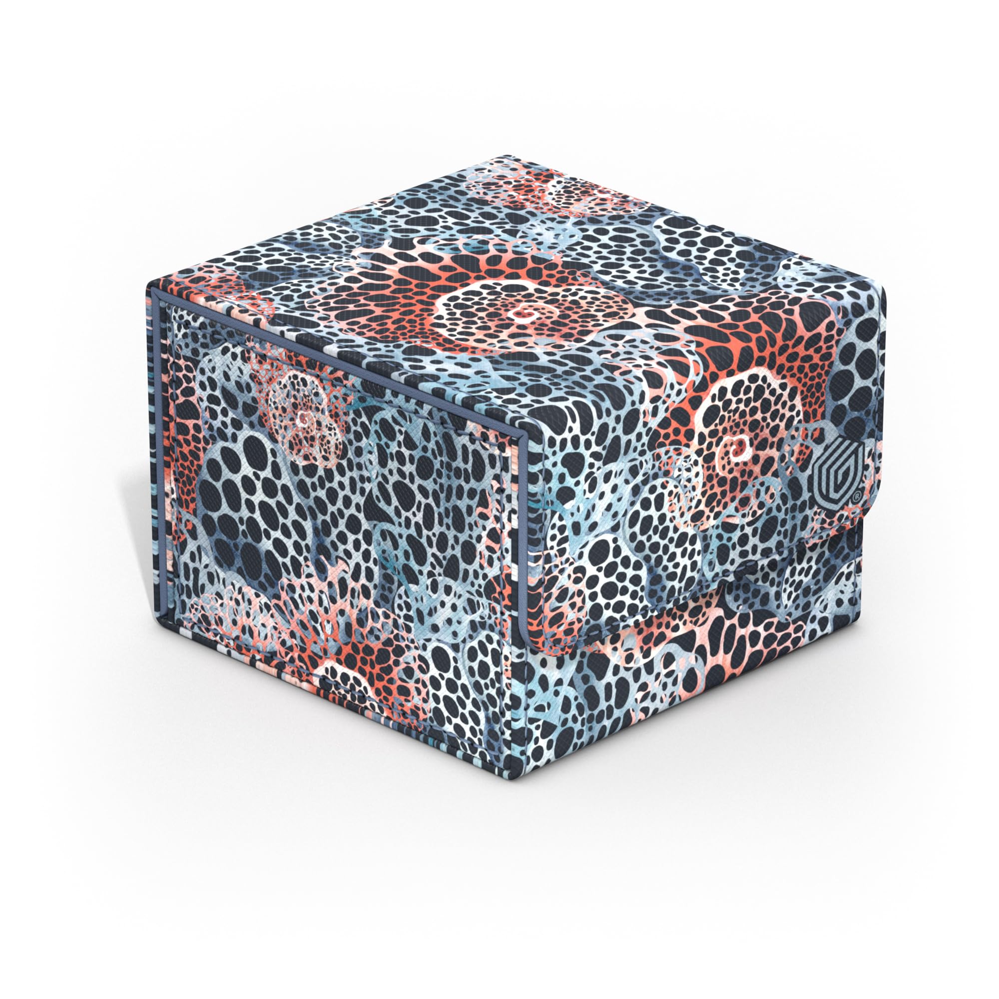 ultimate-guard-sidewinder-133-xenoskin-coral-places-twilight-tide-deck-box image 1