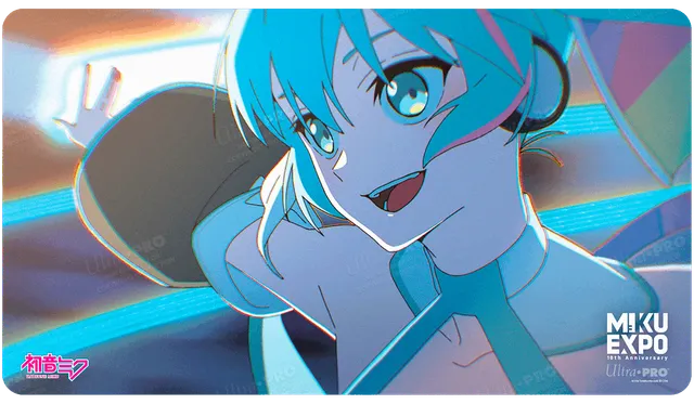 ultra-pro-hatsune-miku-miku-expo-10th-anniversary-flight-standard-gaming-playmat image 1