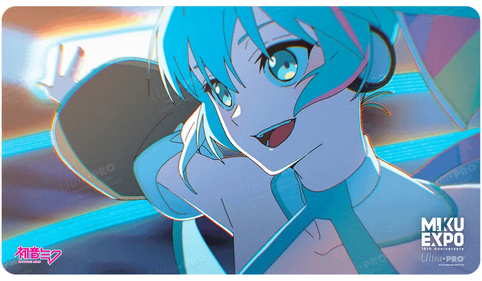 ultra-pro-hatsune-miku-miku-expo-10th-anniversary-flight-standard-gaming-playmat image 1
