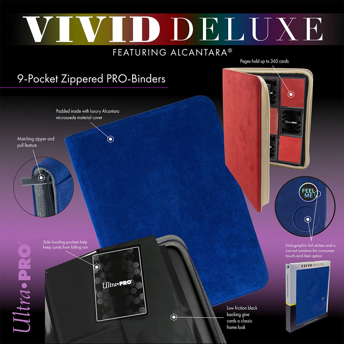 ultra-pro-vivid-deluxe-9-pocket-zippered-pro-binder-blau image 6
