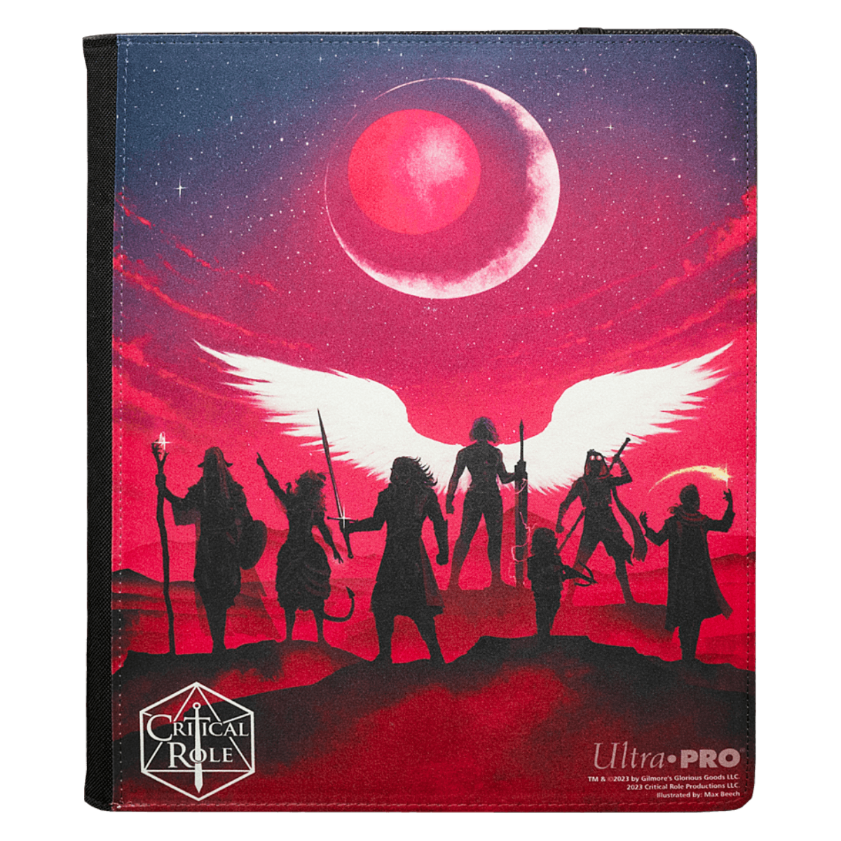 ultra-pro-critical-role-live-show-9-pocket-binder-f-r-360-karten-mit-gummiband image 1