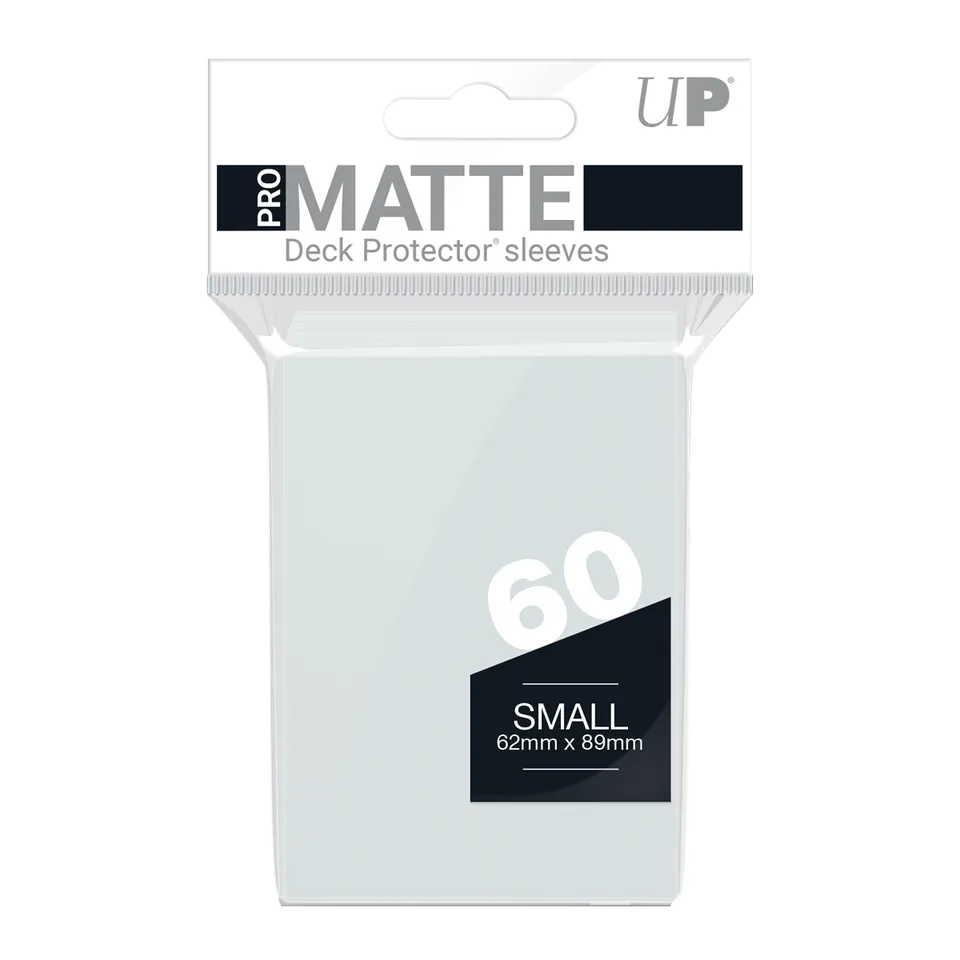 ultra-pro-pro-matte-small-deck-protector-sleeves-clear-60ct image 1