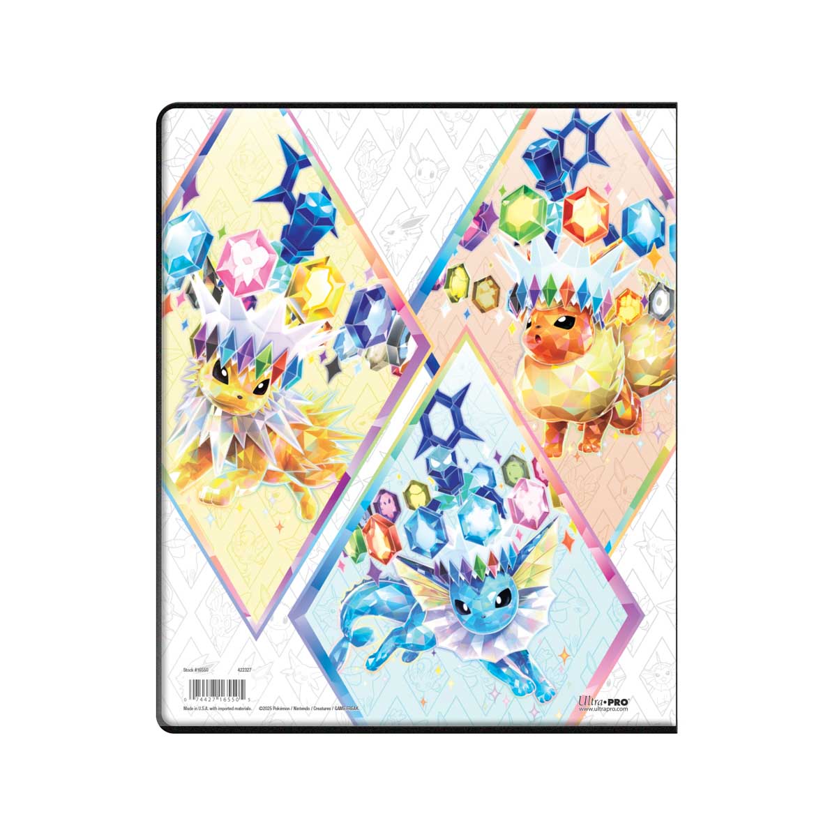 ultra-pro-scarlet-violet-prismatic-evolutions-9-pocket-portfolio-f-r-pok-mon image 5