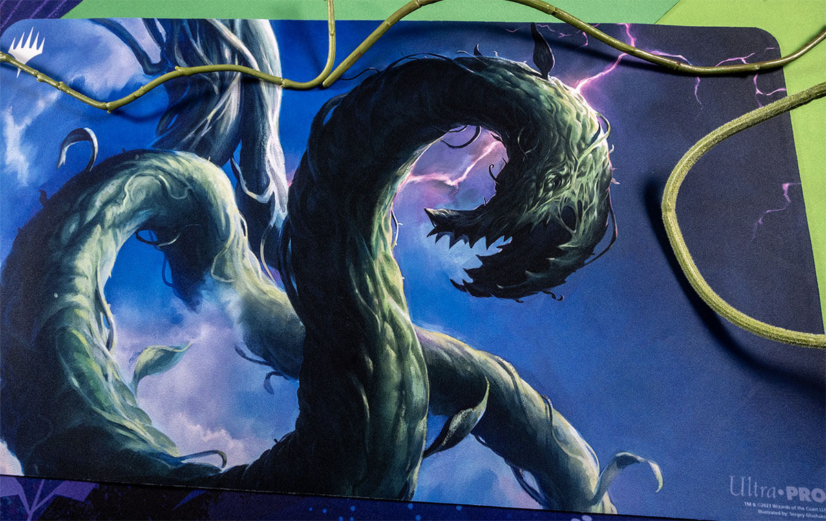 ultra-pro-wilds-of-eldraine-restless-vinestalk-standard-gaming-playmat-f-r-magic image 2