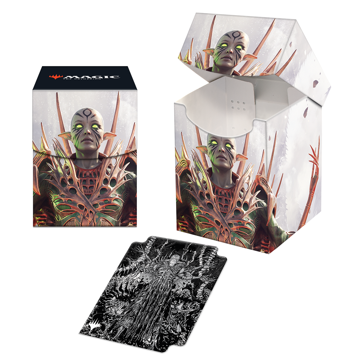 ultra-pro-phyrexia-all-will-be-one-nissa-100-deck-box-f-r-magic-the-gathering image 1