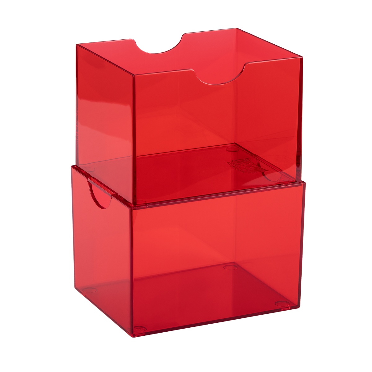 dragon-shield-strongbox-deckbox-clear-red image 5