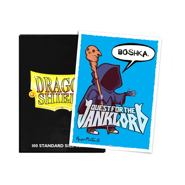 dragon-shield-brushed-art-sleeves-standard-quest-for-the-janklord-little-wheelma image 1