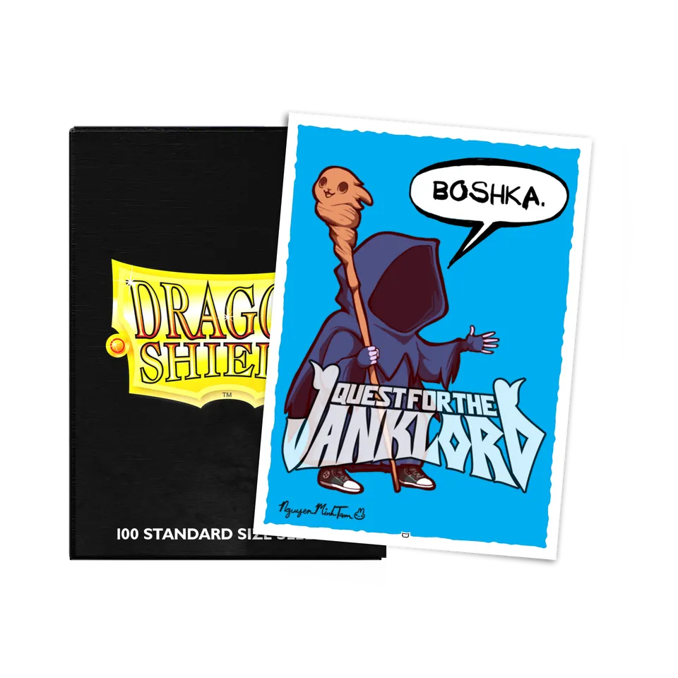 dragon-shield-brushed-art-sleeves-standard-quest-for-the-janklord-little-wheelma image 1