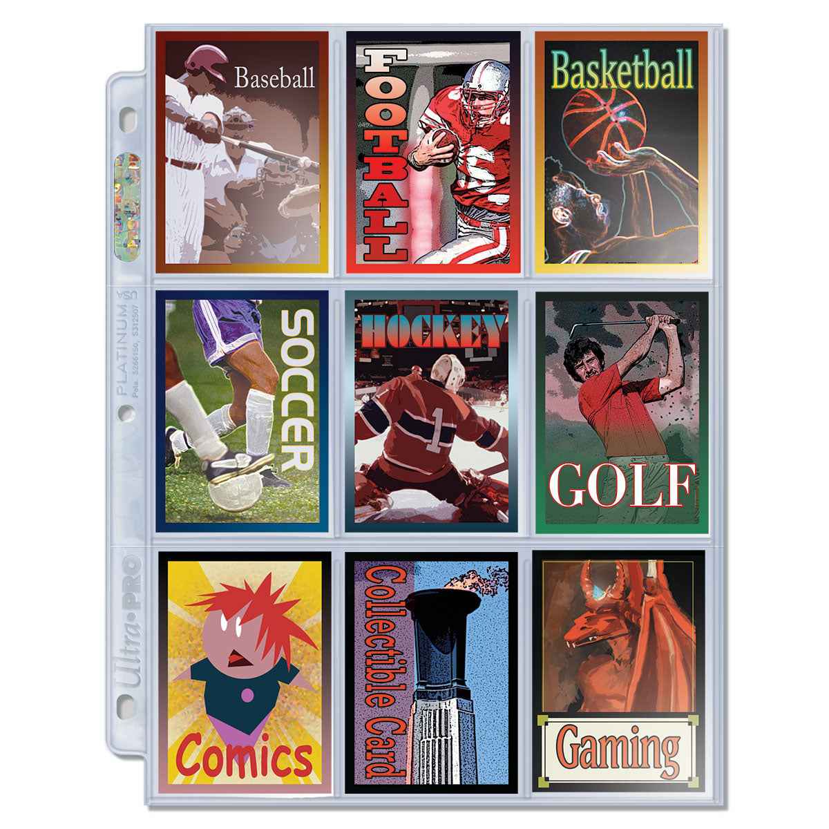 ultra-pro-platinum-series-9-pocket-pages-100er-pack-sammelh-llen-f-r-karten-und- image 3