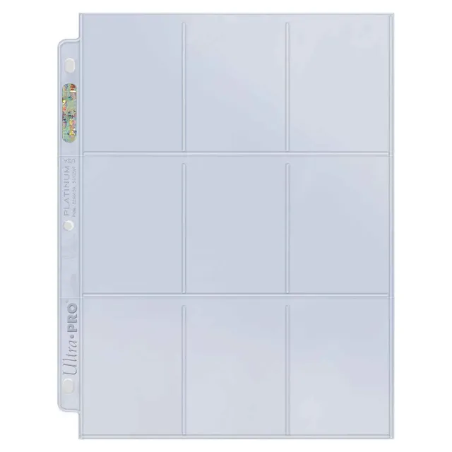 ultra-pro-platinum-series-9-pocket-pages-25ct-einsteckh-llen-f-r-standardkarten image 1