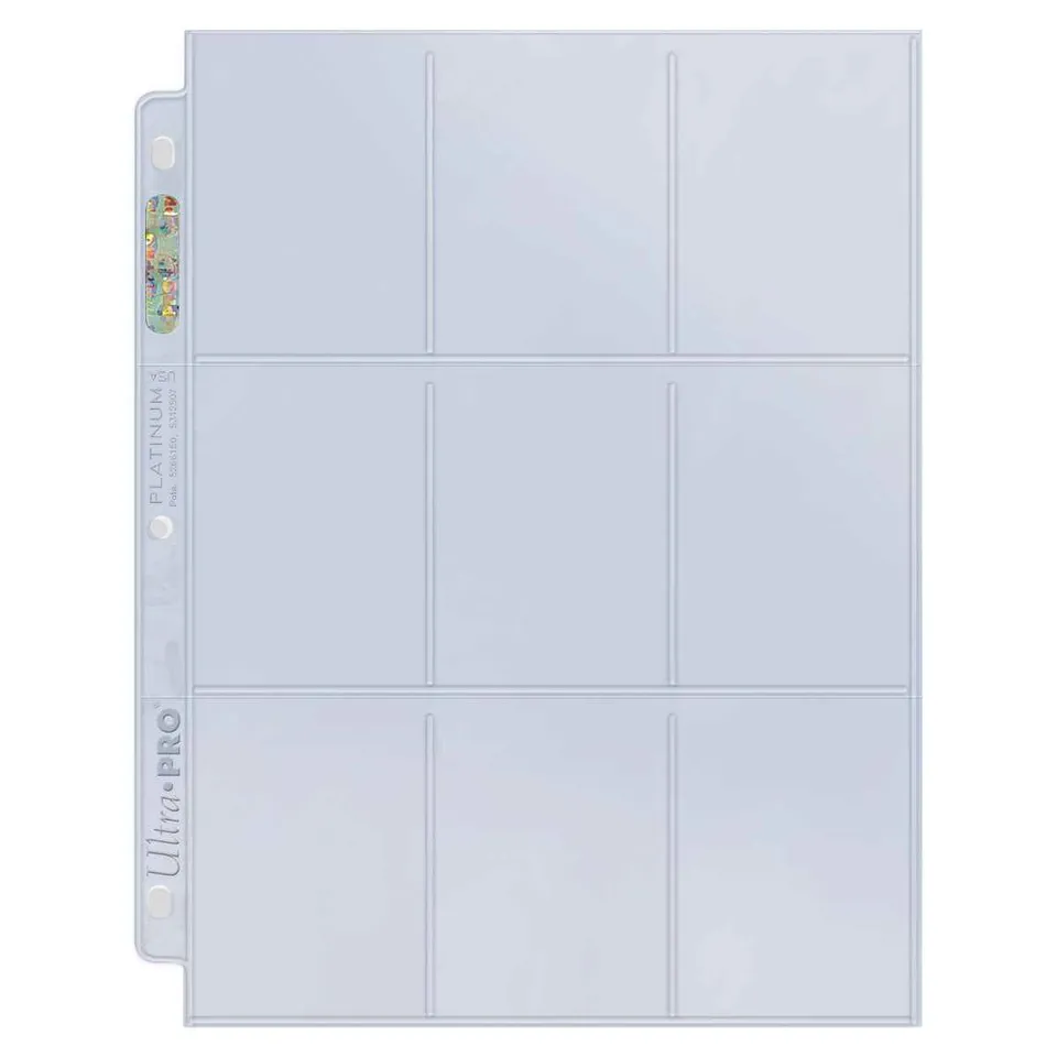 ultra-pro-platinum-series-9-pocket-pages-25ct-einsteckh-llen-f-r-standardkarten image 1