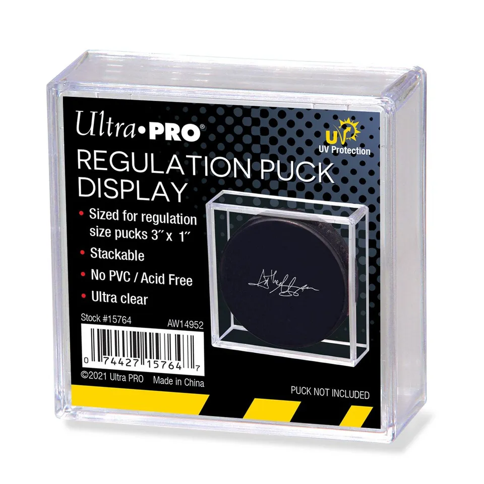 ultra-pro-regulation-puck-uv-display-halter-f-r-hockey-pucks-3-x-1-in image 1