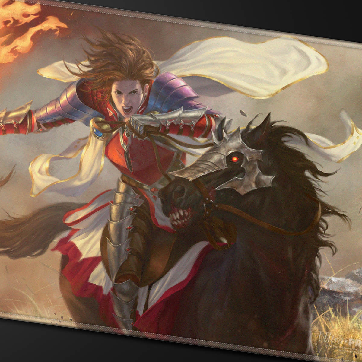 ultra-pro-commander-series-8-syr-gwyn-hero-of-ashvale-stitched-spielmatte-f-r-ma image 2