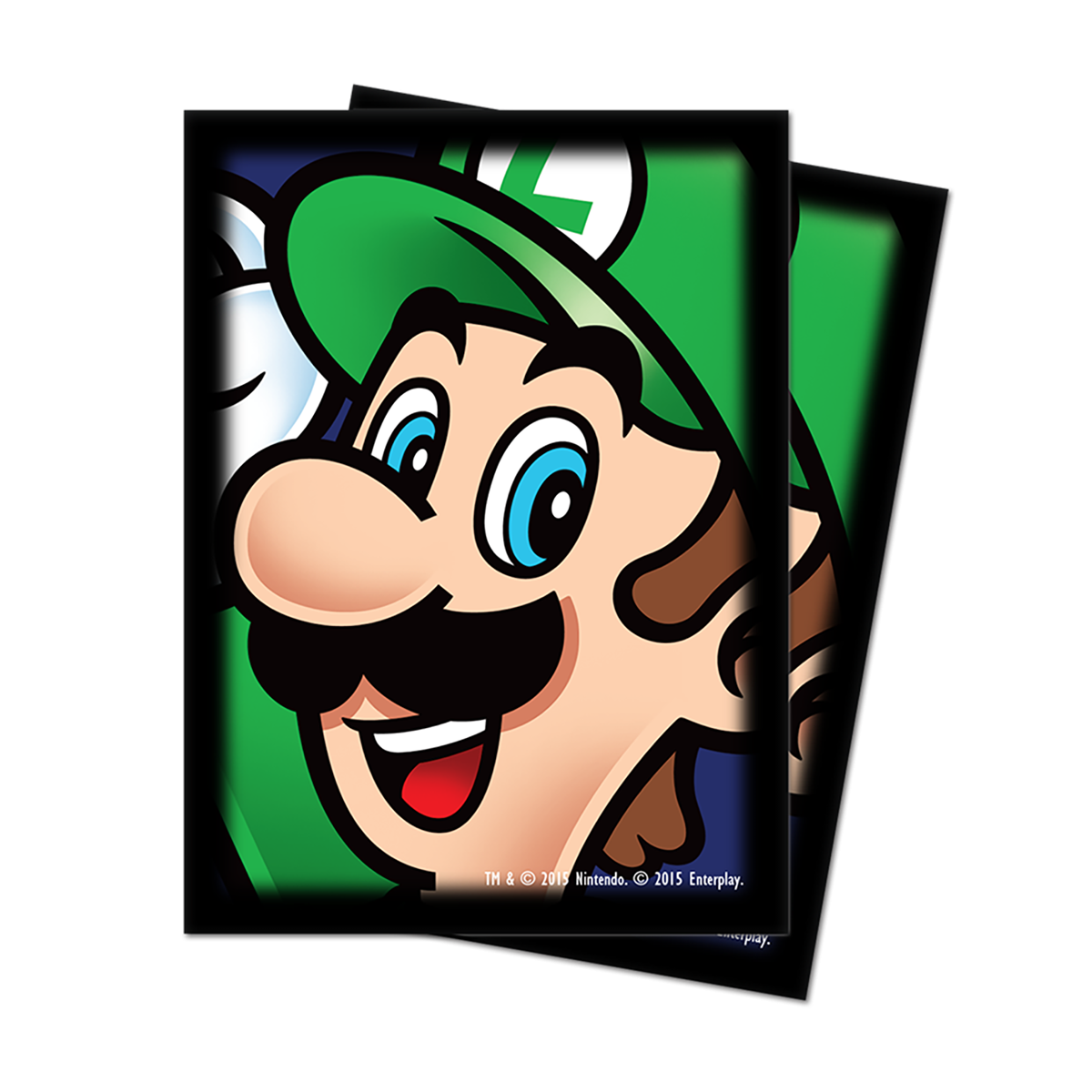ultra-pro-luigi-standard-deck-protector-sleeves-65ct-super-mario image 1