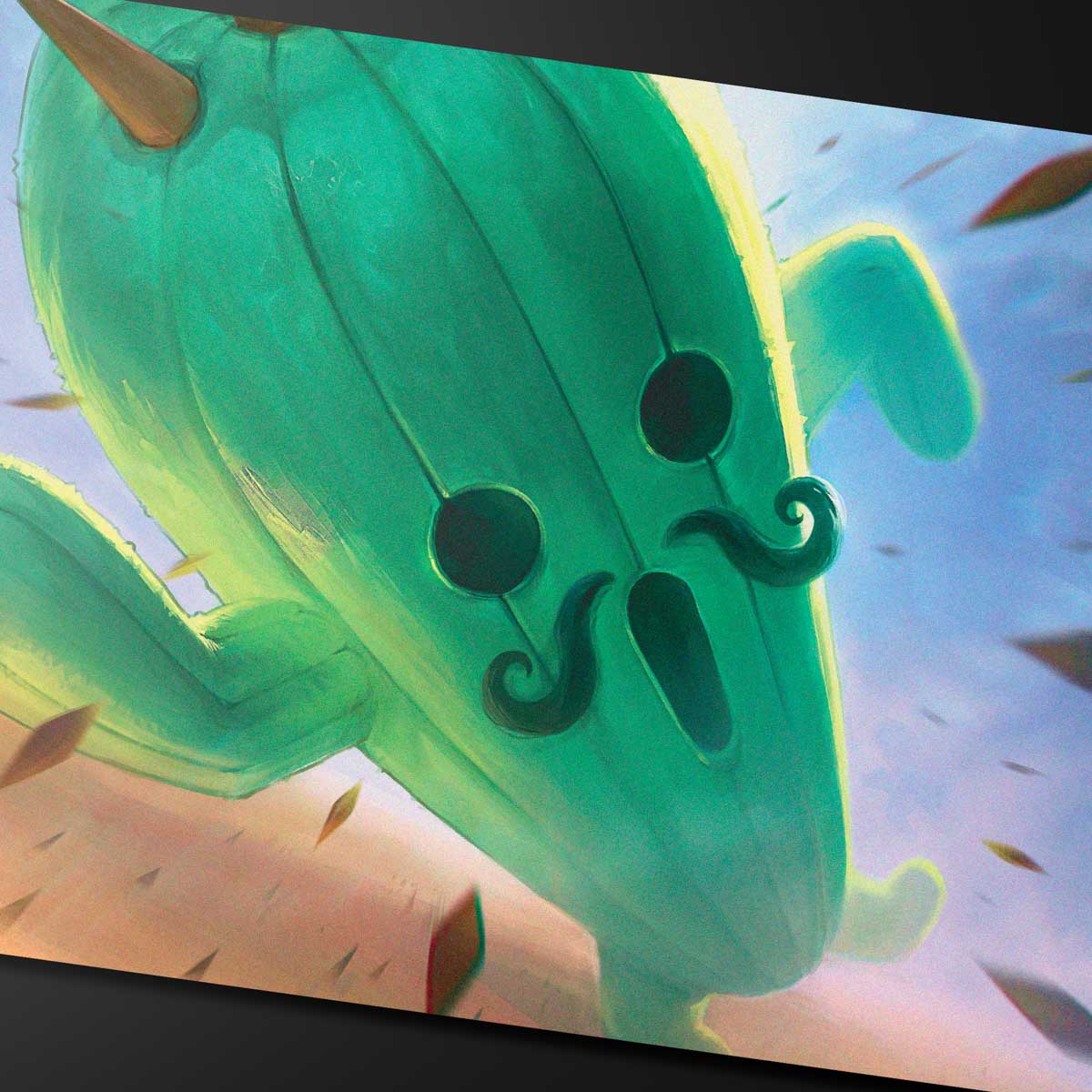 ultra-pro-magic-the-gathering-final-fantasy-jumbo-cactuar-playmat image 2