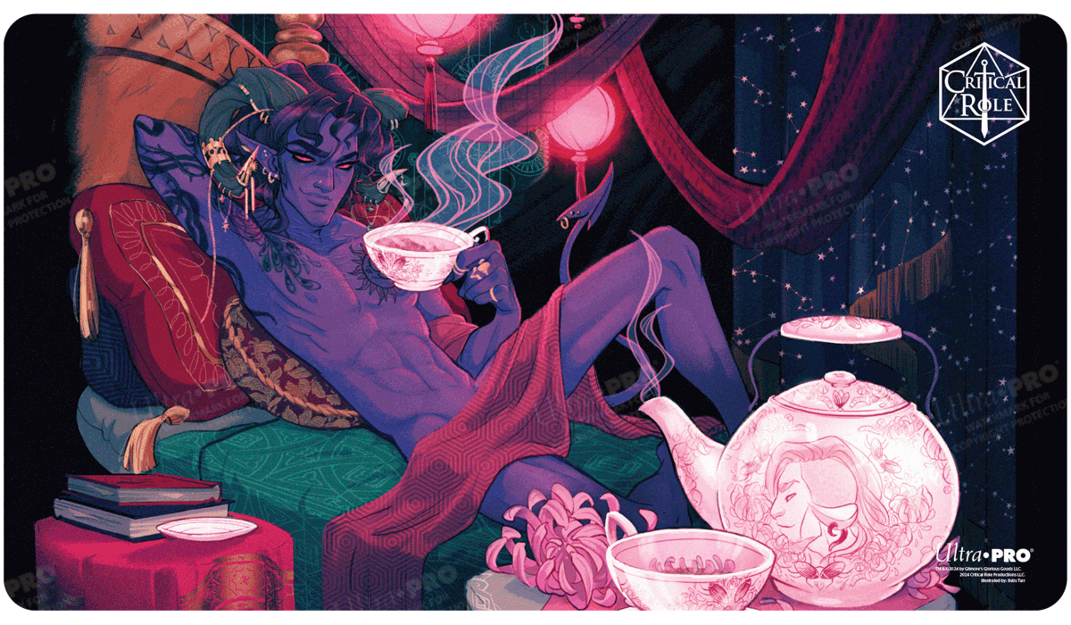 ultra-pro-critical-role-mollymauk-tealeaf-stitched-edge-spielmatte image 1