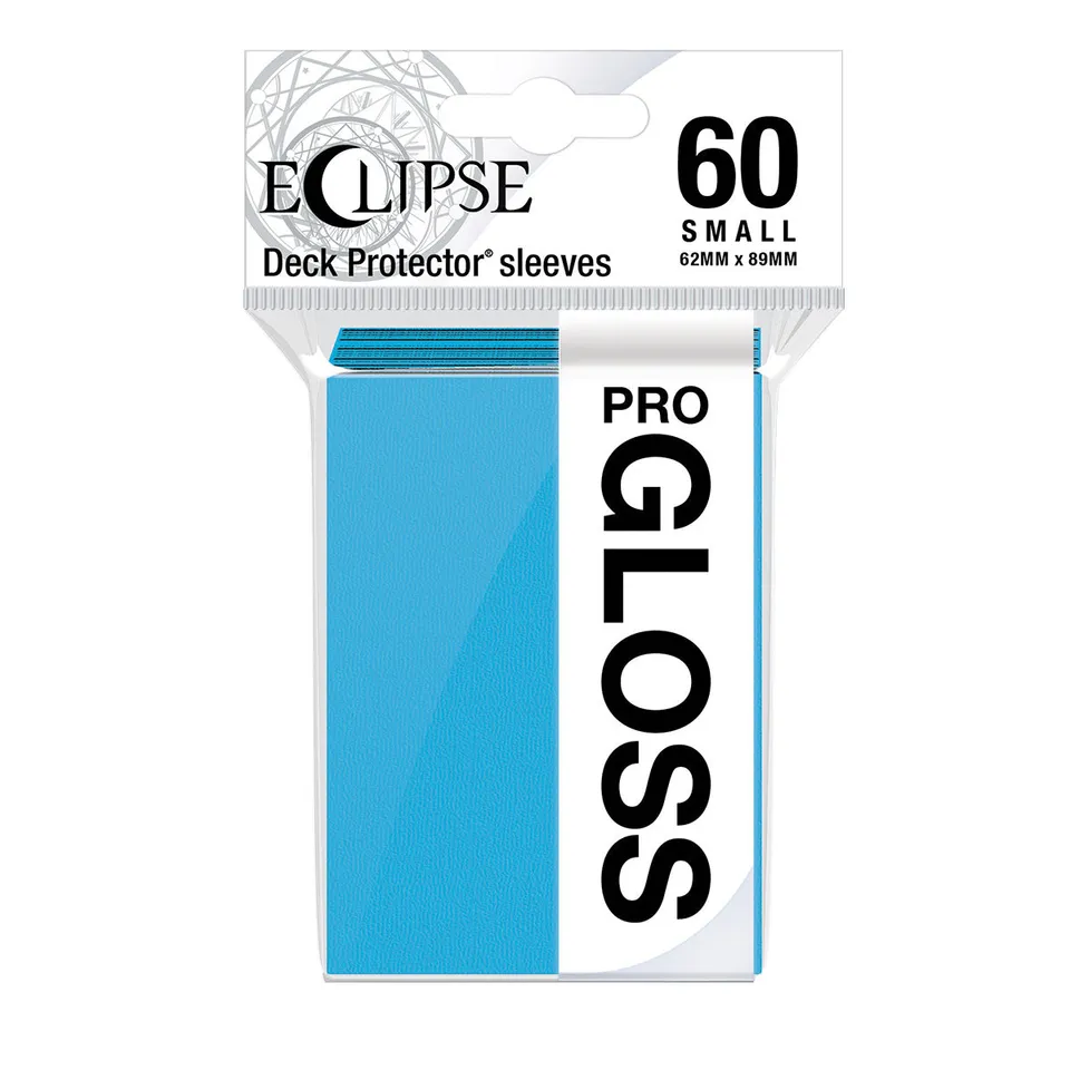 ultra-pro-eclipse-gloss-small-deck-protector-h-llen-60ct-sky-blue-small-size image 1