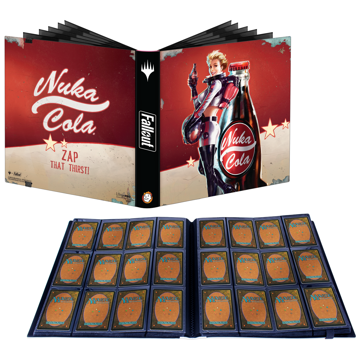 ultra-pro-pro-binder-12-pocket-magic-the-gathering-fallout-nuka-cola-pinup-f-r-4 image 2