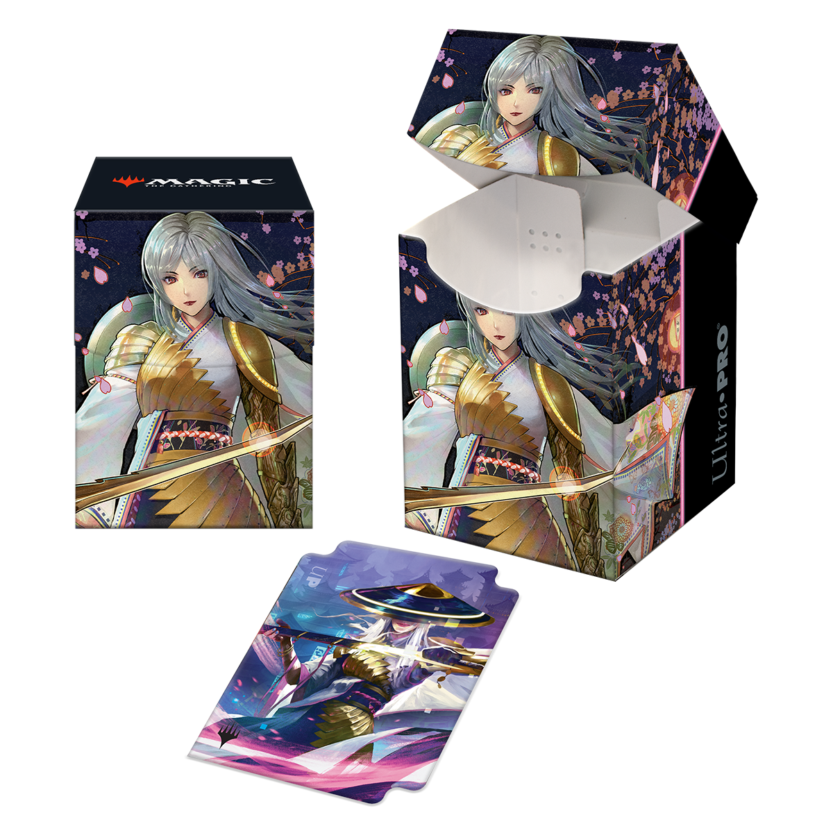 ultra-pro-kamigawa-neon-dynasty-the-wandering-emperor-100-deck-box-f-r-magic-the image 1