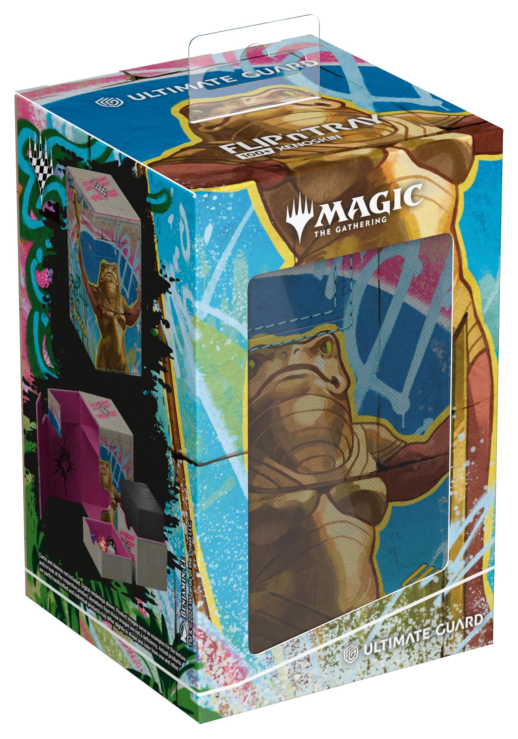 ultimate-guard-flip-n-tray-100-xenoskin-deckbox-mtg-aetherdrift-sab-sunen image 6