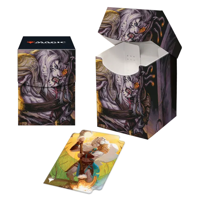 ultra-pro-100-deck-box-dominaria-united-ajani-sleeper-agent-f-r-magic-the-gather image 1