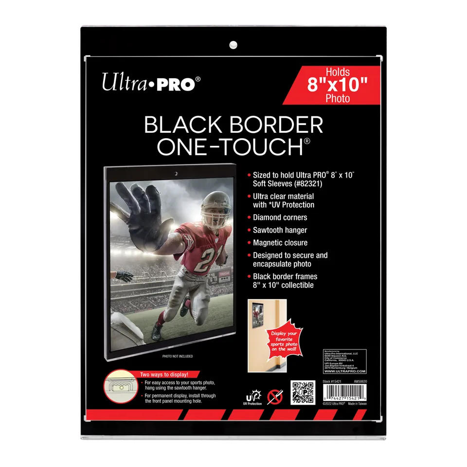ultra-pro-8-x-10-black-border-uv-one-touch-magnetic-holder image 1