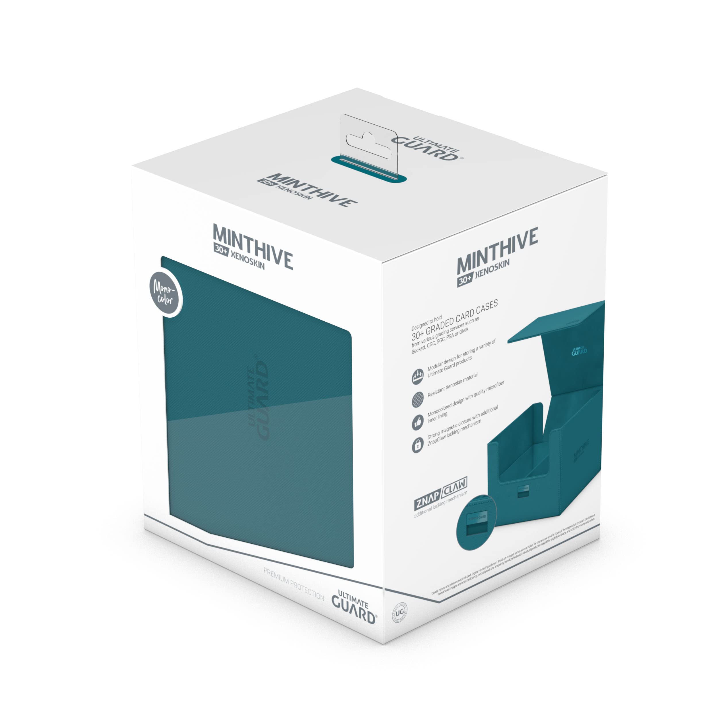 ultimate-guard-minthive-30-xenoskin-grading-box-petrolblau image 7