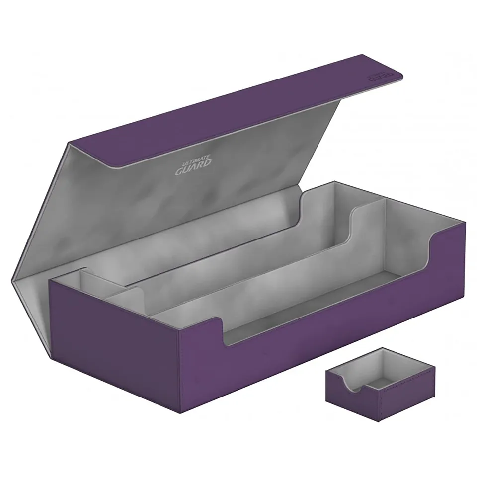 ultimate-guard-superhive-550-xenoskin-deckbox-standardgr-e-violett image 1
