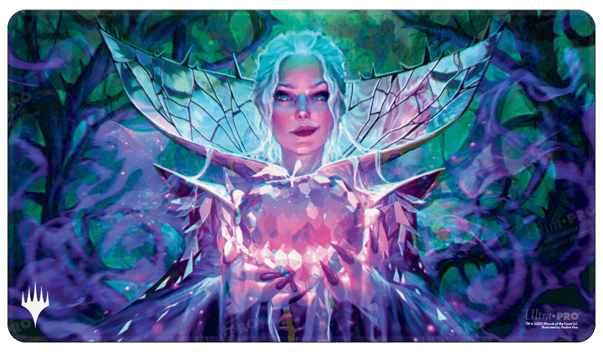 ultra-pro-holofoil-standard-gaming-playmat-wilds-of-eldraine-crystal-apple-ar-en image 1