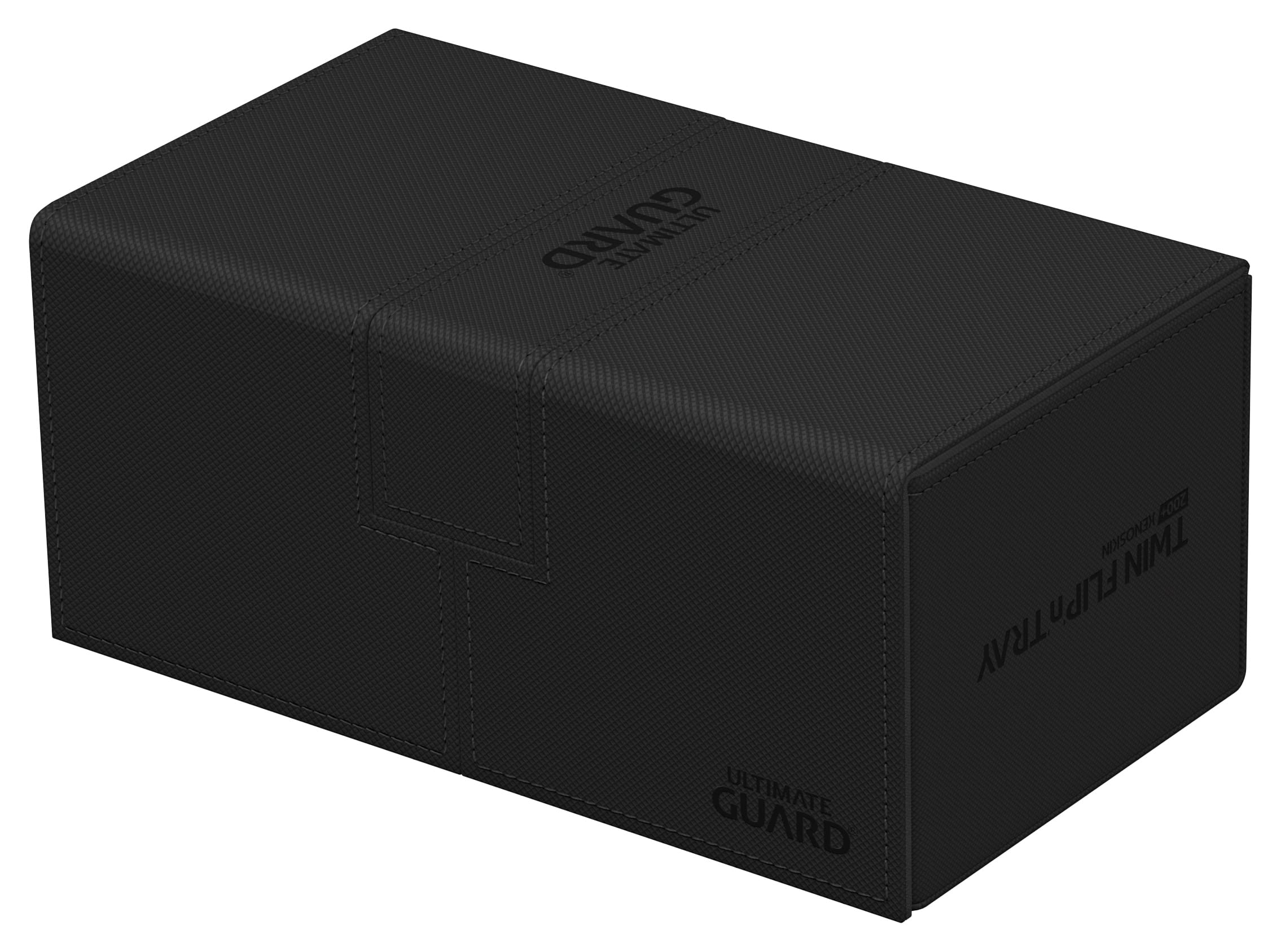 ultimate-guard-twin-flip-n-tray-200-xenoskin-deck-box-monocolor-schwarz image 2