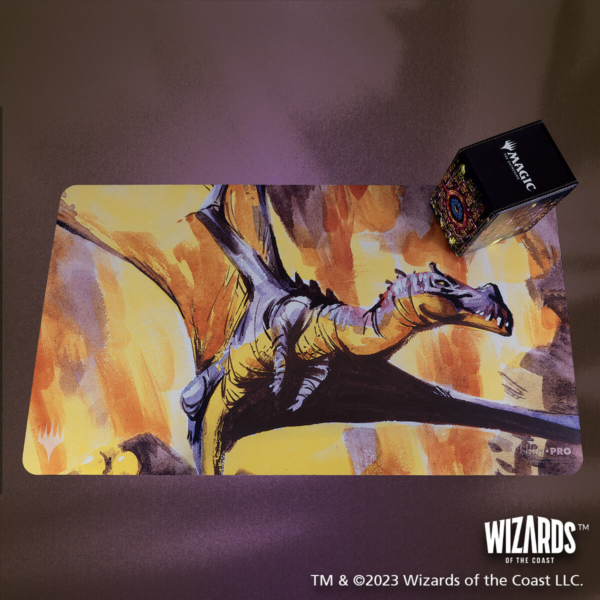ultra-pro-the-lost-caverns-of-ixalan-bonehoard-dracosaur-spielmatte-f-r-magic-th image 5