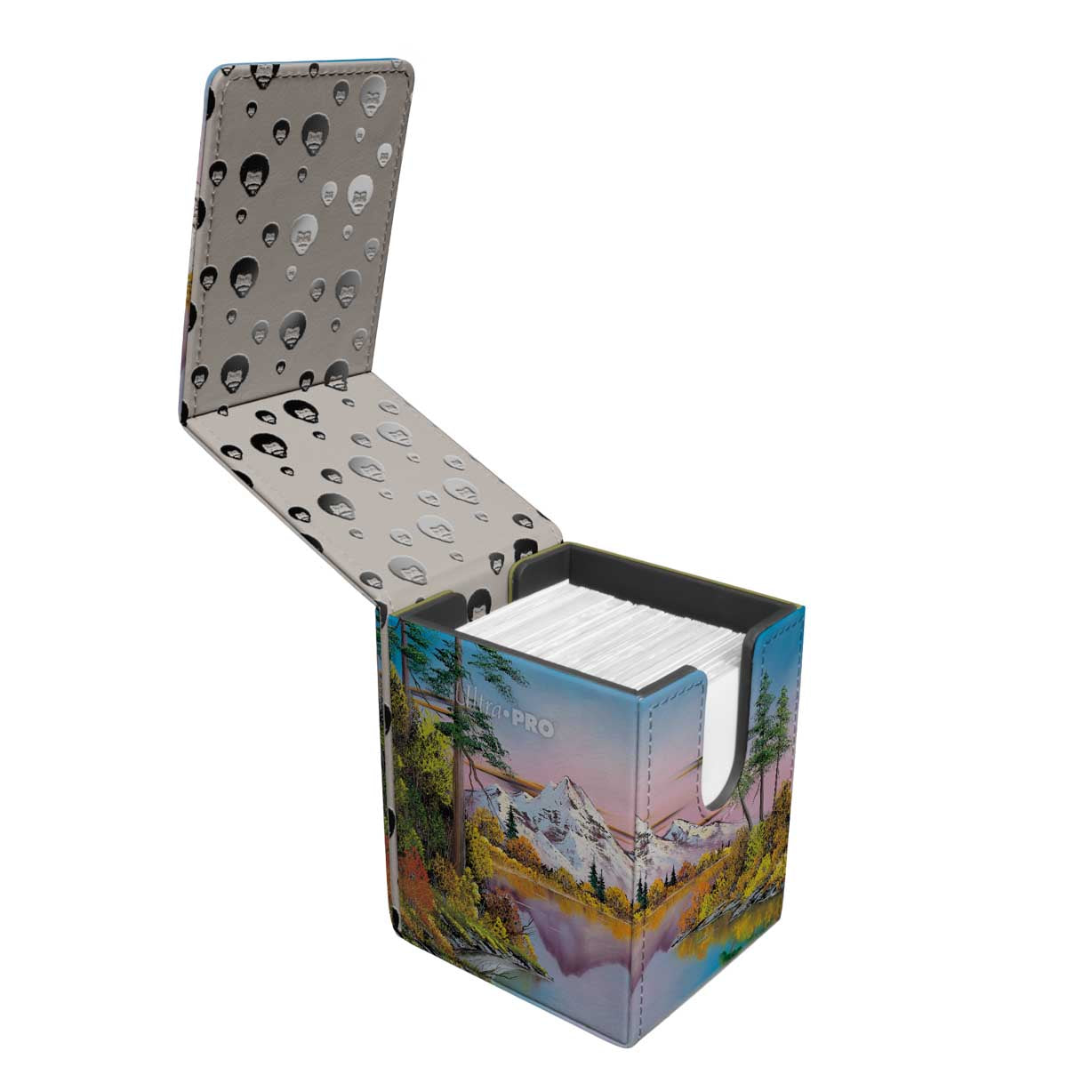 ultra-pro-bob-ross-mighty-mountain-lake-alcove-flip-deck-box image 3
