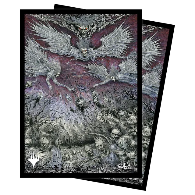 ultra-pro-double-masters-damnation-standard-deck-protector-sleeves-100ct-f-r-mag image 1
