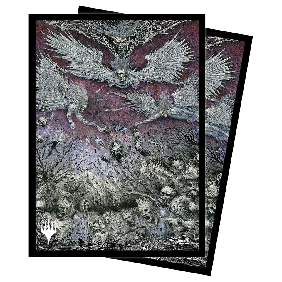 ultra-pro-double-masters-damnation-standard-deck-protector-sleeves-100ct-f-r-mag image 1