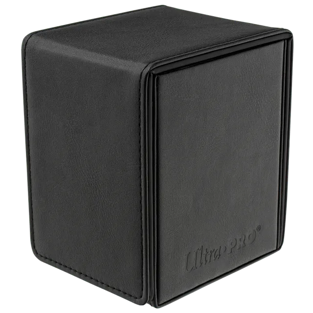 ultra-pro-vivid-alcove-flip-deck-box-schwarz-f-r-100-karten image 1