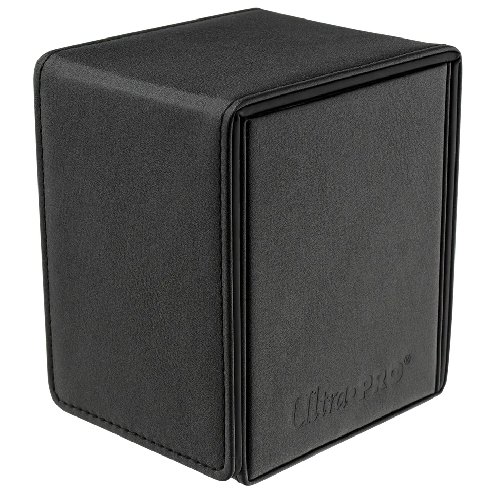 ultra-pro-vivid-alcove-flip-deck-box-schwarz-f-r-100-karten image 1