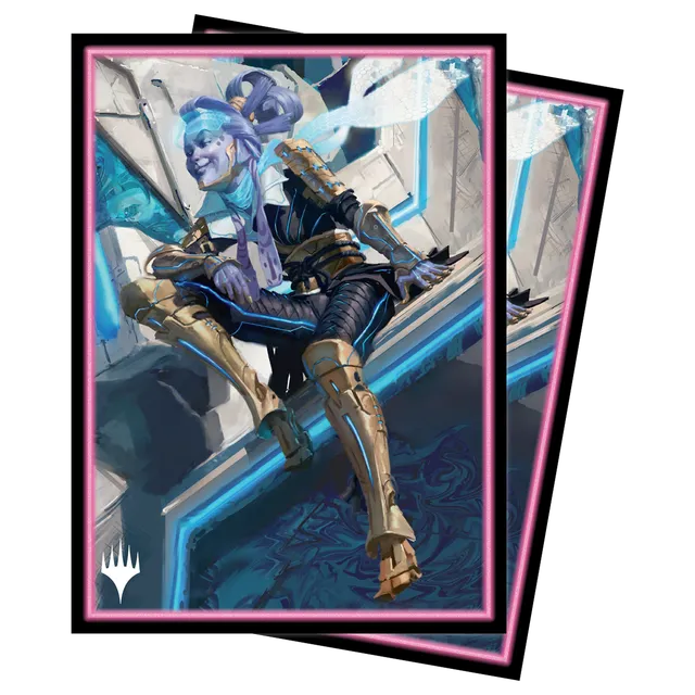 ultra-pro-kamigawa-neon-dynasty-kotori-pilot-prodigy-standard-deck-protector-h-l image 1