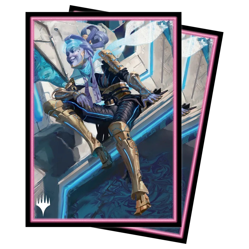 ultra-pro-kamigawa-neon-dynasty-kotori-pilot-prodigy-standard-deck-protector-h-l image 1