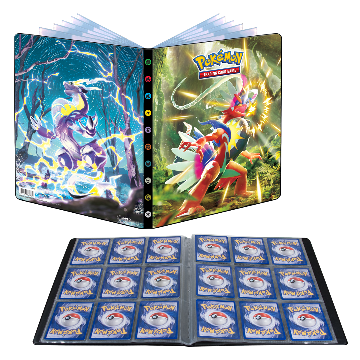 ultra-pro-scarlet-violet-koraidon-miraidon-9-pocket-portfolio-f-r-pok-mon image 2