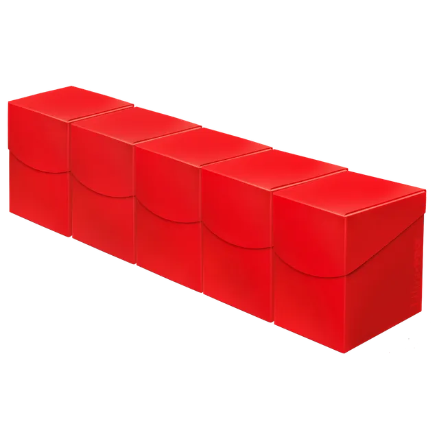 ultra-pro-eclipse-pro-100-deck-box-apple-red-5er-set-mit-dividern image 1