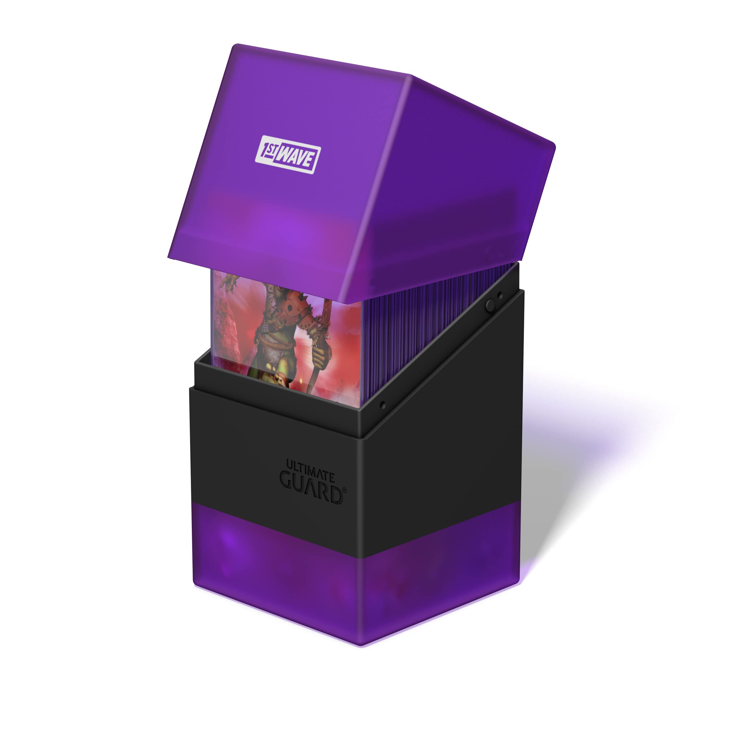 ultimate-guard-boulder-n-tray-100-deck-box-angel-transparent image 4