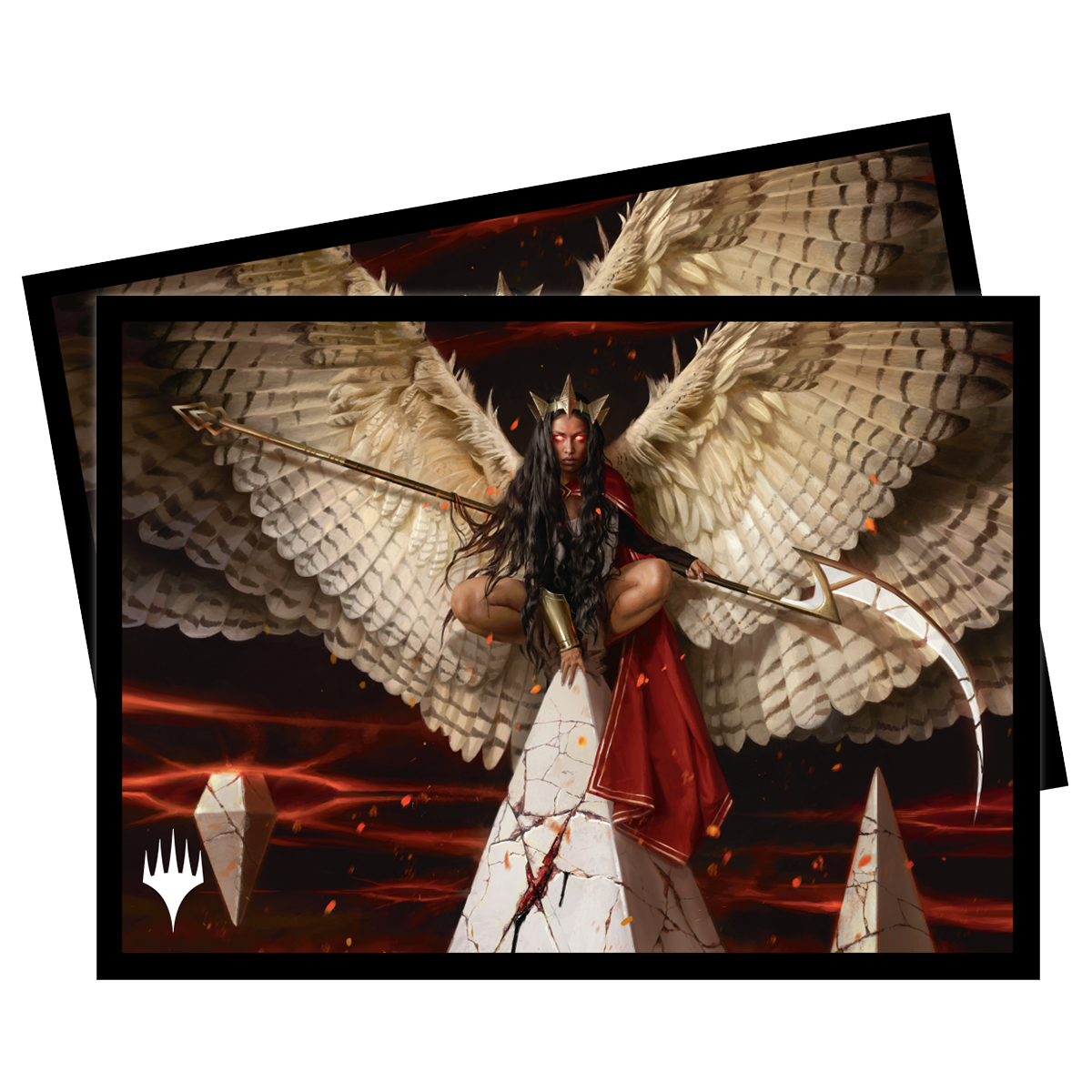 ultra-pro-march-of-the-machine-kasla-the-broken-halo-standard-deck-protector-sle image 1