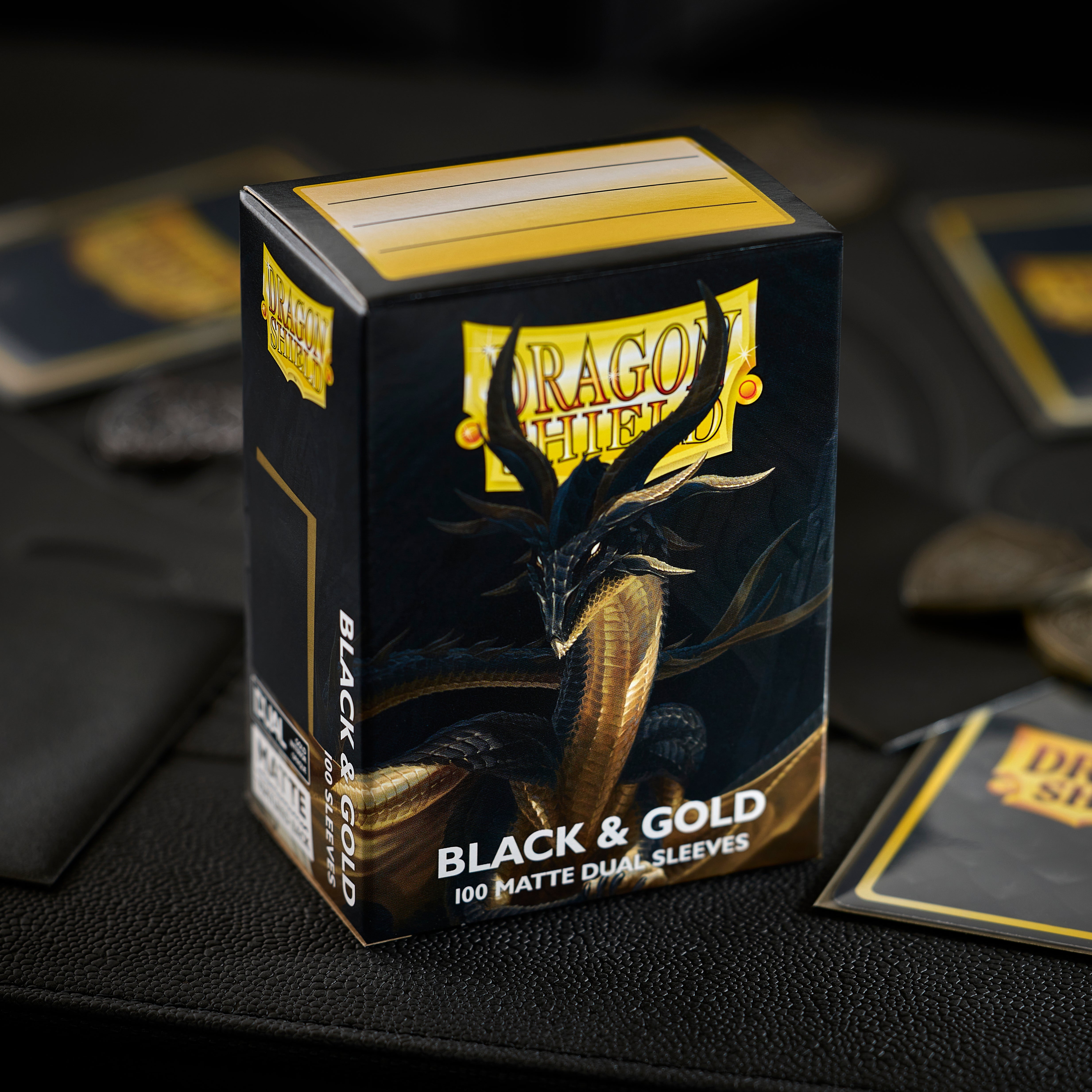 dragon-shield-black-gold-matte-dual-sleeves image 1