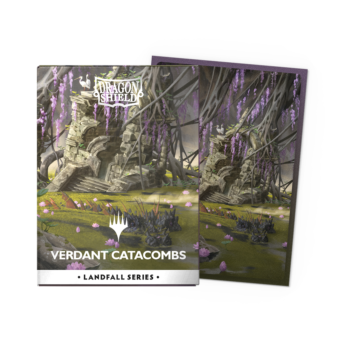 dragon-shield-verdant-catacombs-matte-dual-art-sleeves-landfall-series image 1